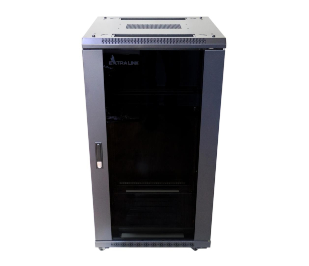 Extralink Szafa rack 22U 600x800mm czarna stojąca EX.14398 - 489495 - zdjęcie